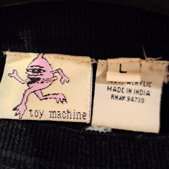 Vintage Y2k Toy Machine Sweater sz L - Picture 5 of 10
